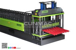 máy cán sóng ngói 2 tầng