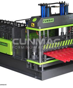 máy cán sóng ngói 2 tầng