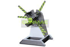 Gía máy xả cuộn tôn bằng tay