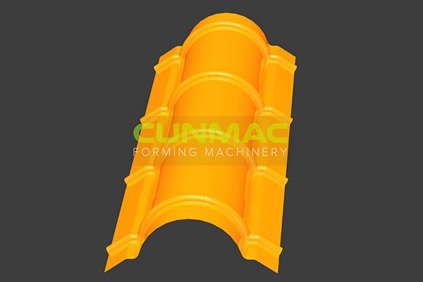 metal roof ridge cap