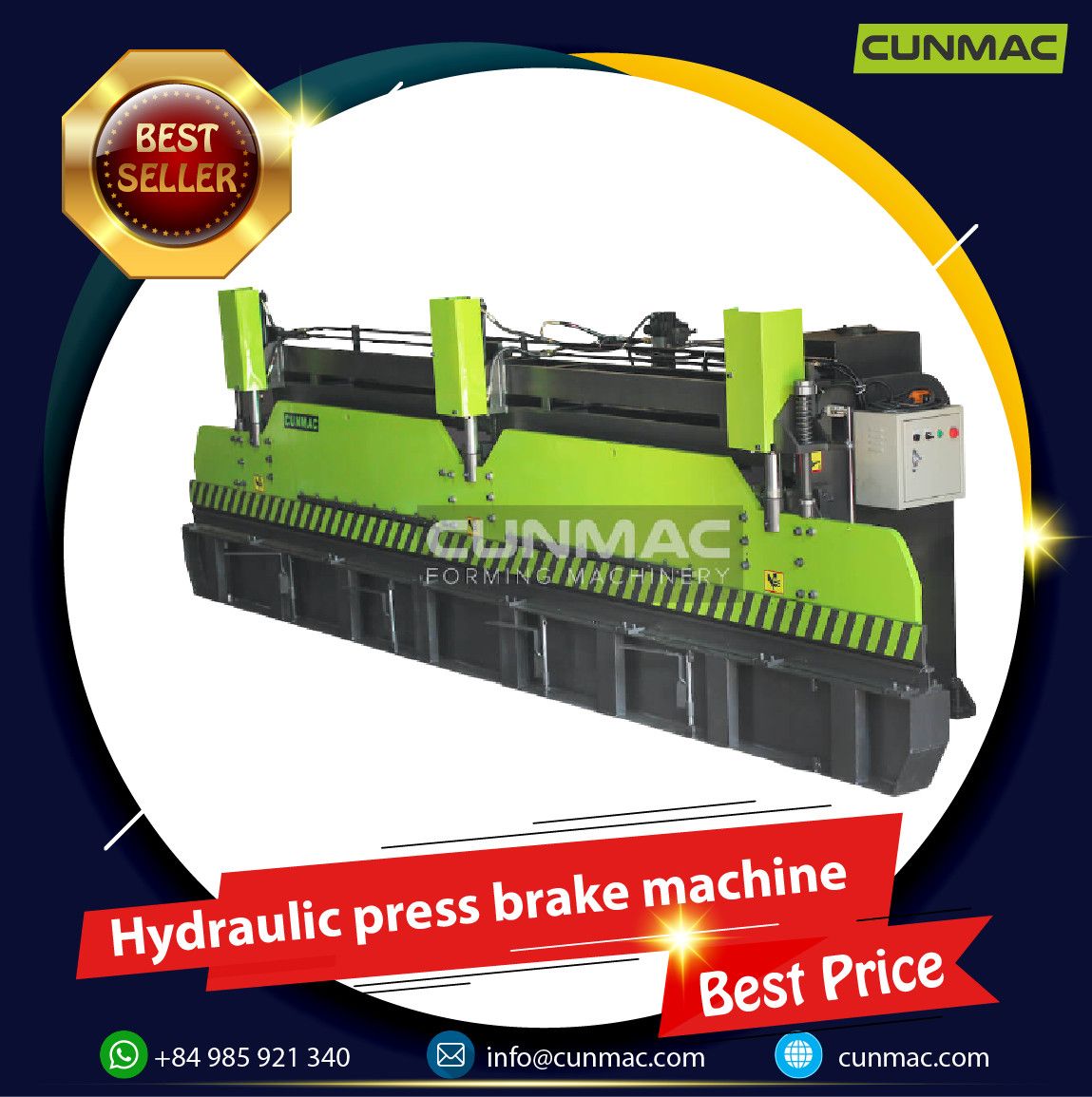 Hydraulic press brake machine