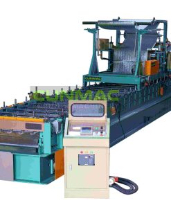 Roofing roll forming machine with PE stick opp