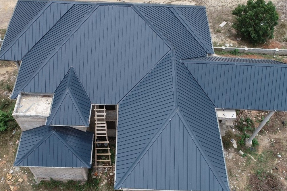 Application of IBR roofing sheet