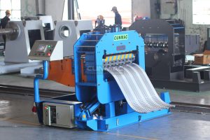 Double pressing curve forming machine