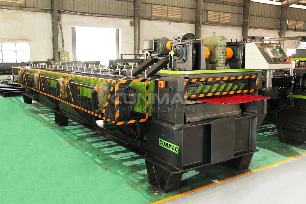 Electric roofing roll forming machine of CUNMAC