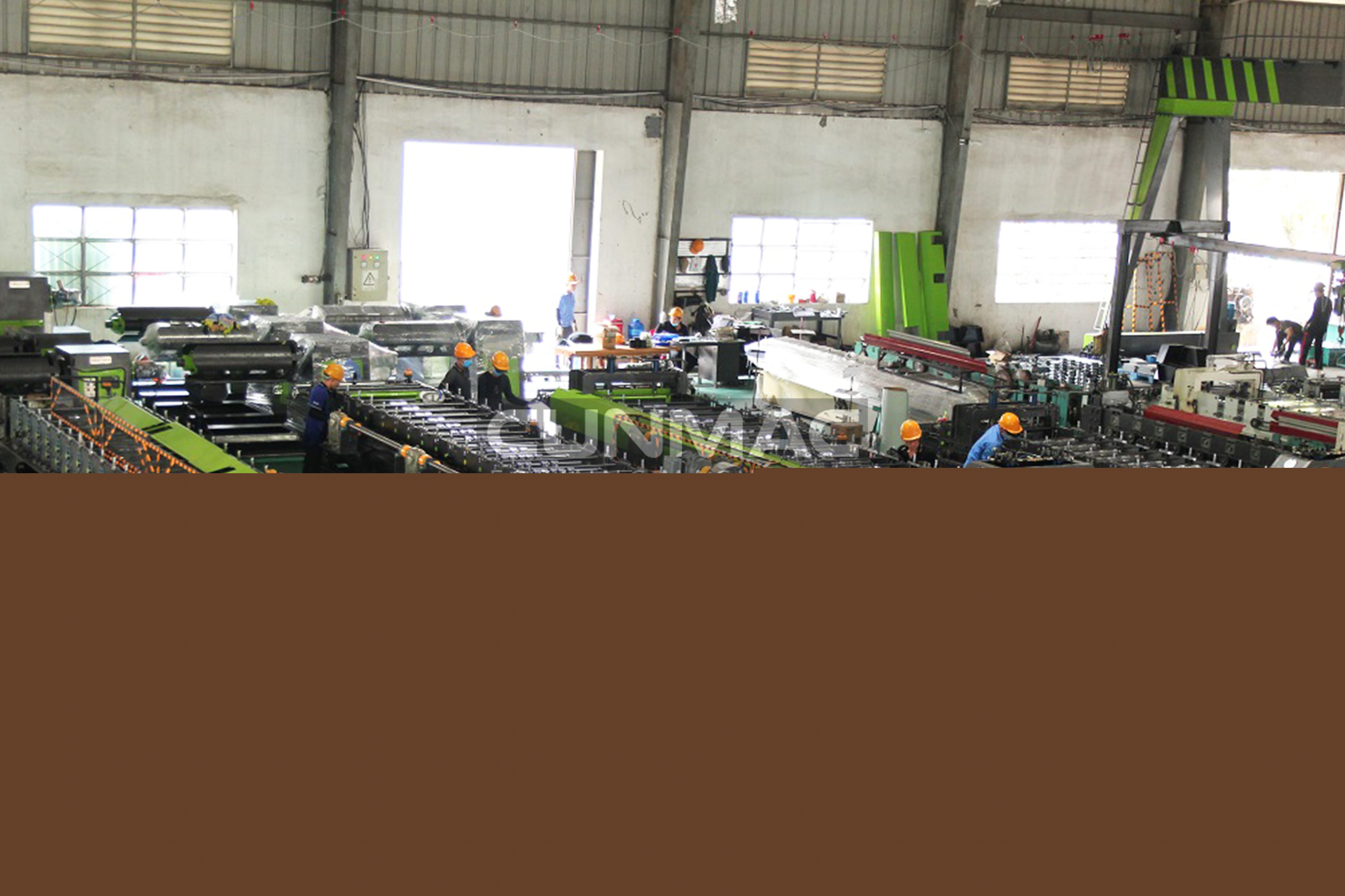 Cleaner factory and higher productivity with electric roofing machines