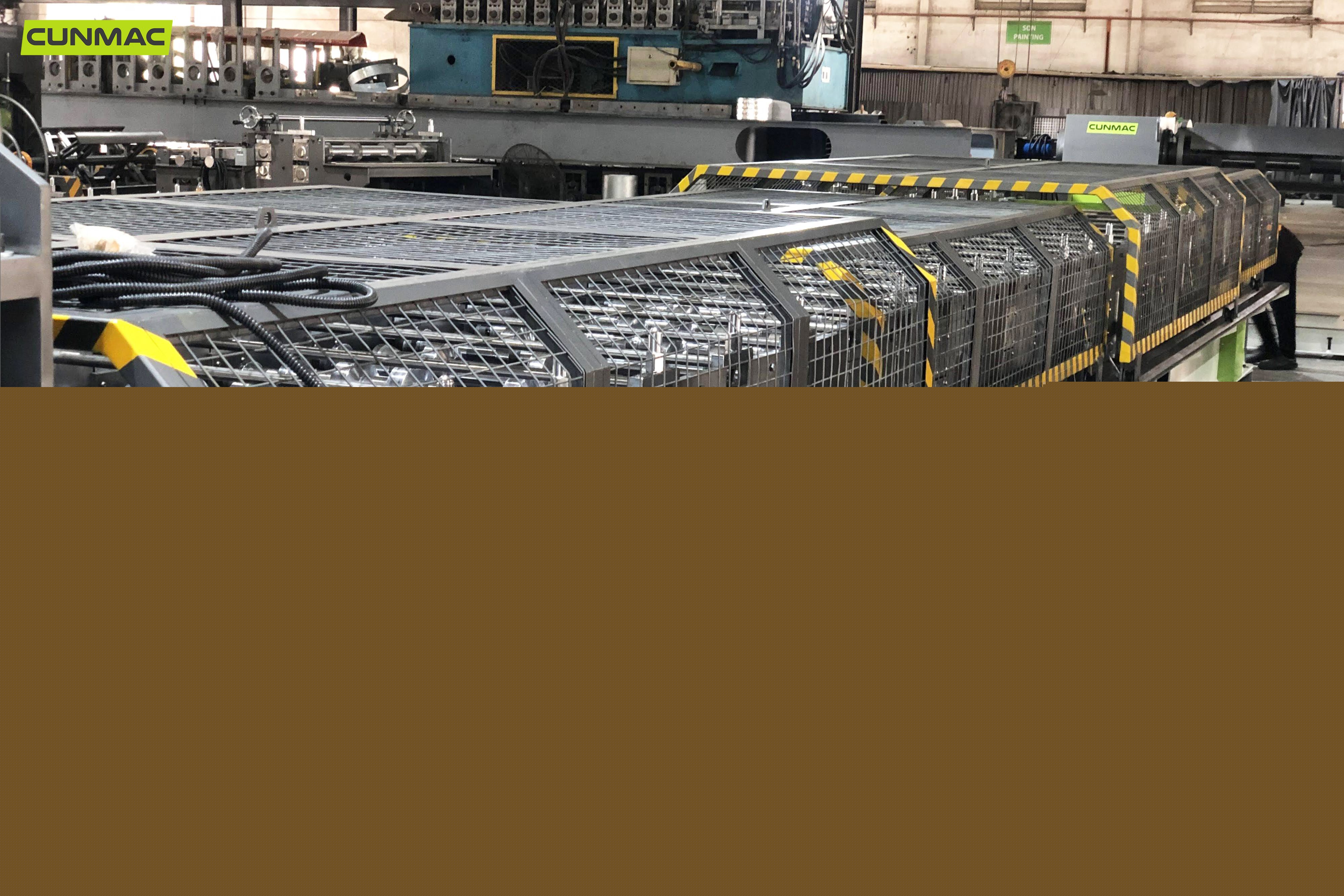 Protection 5ft cover of B deck roll forming machine - CUNMAC Vietnam
