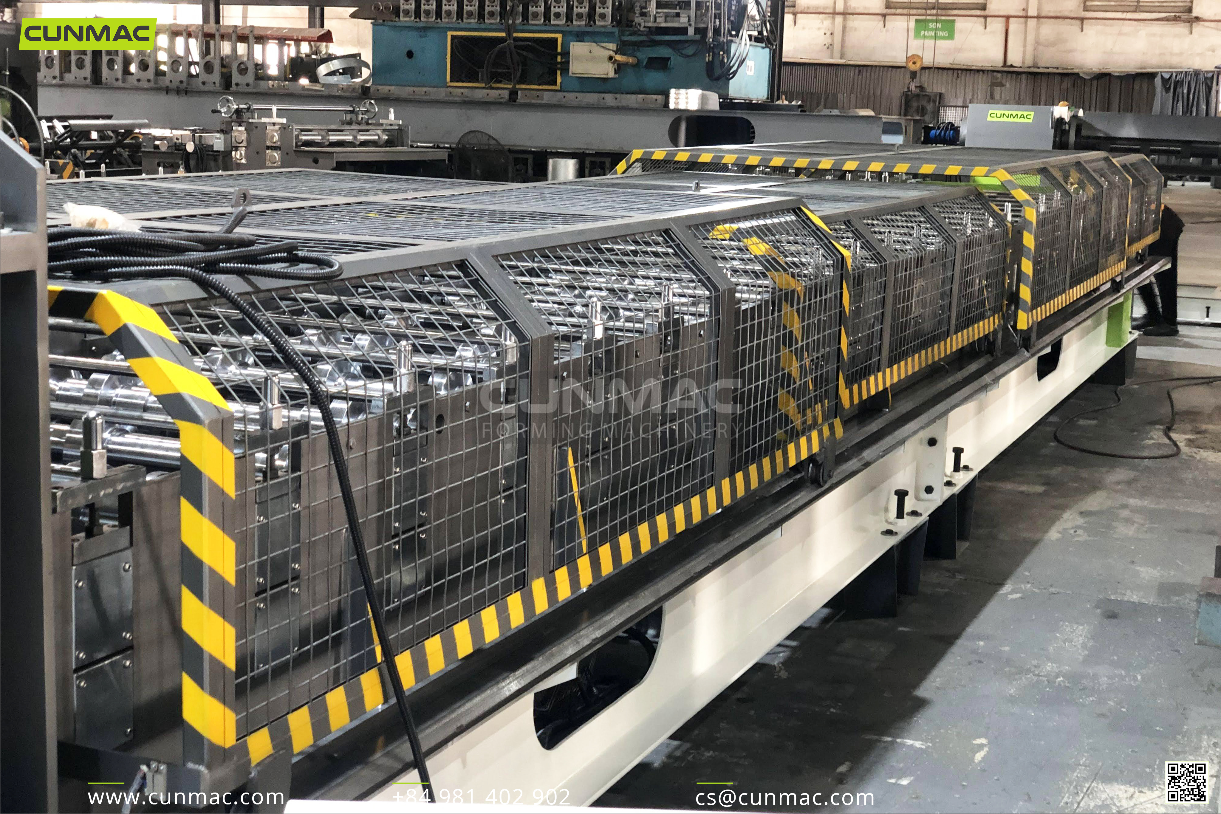 Protection 5ft cover of B deck roll forming machine - CUNMAC Vietnam