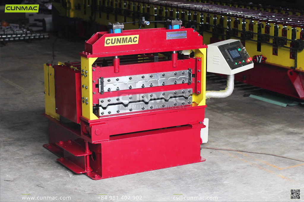 Double layer crimping curve machine of CUNMAC Vietnam