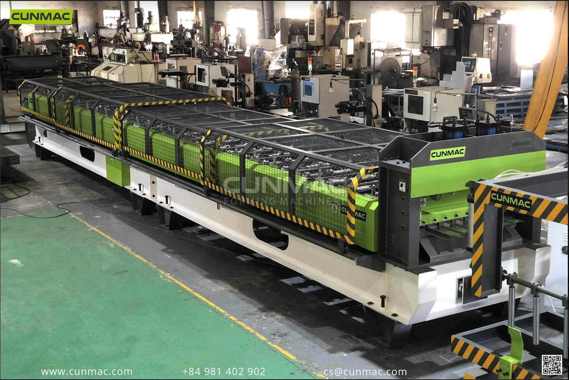 B-Deck roll forming machine of CUNMAC