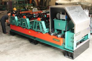 Portable roofing roll forming machine