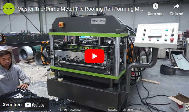 Master Tile/Prima Metal Tile Roofing Roll Forming Machine - Highspeed