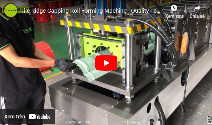 Tile Ridge Capping Roll Forming Machine - Quality Testing before Shipment