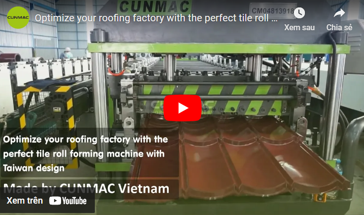 Optimize your roofing factory with the perfect tile roll forming machine with Taiwan design