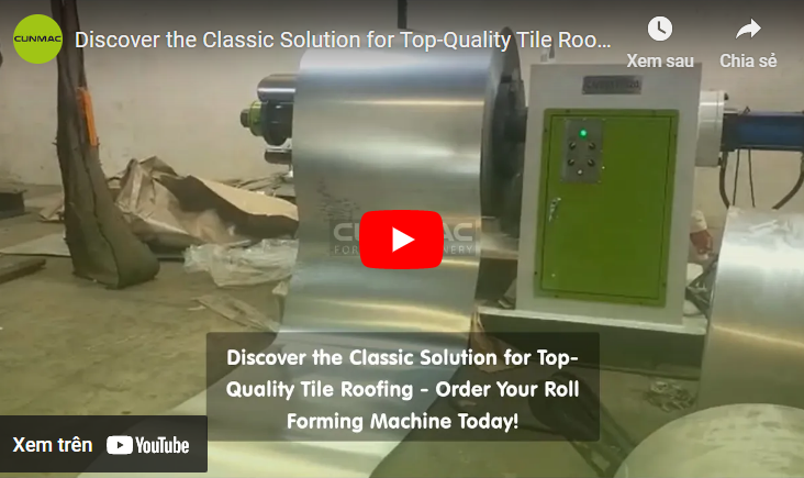 Discover the Classic Solution for Top-Quality Tile Roofing - Order Your Roll Forming Machine Today!