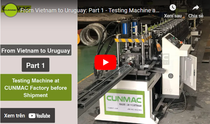 From Vietnam to Uruguay: Part 1 - Testing Machine at CUNMAC Factory before Shipment