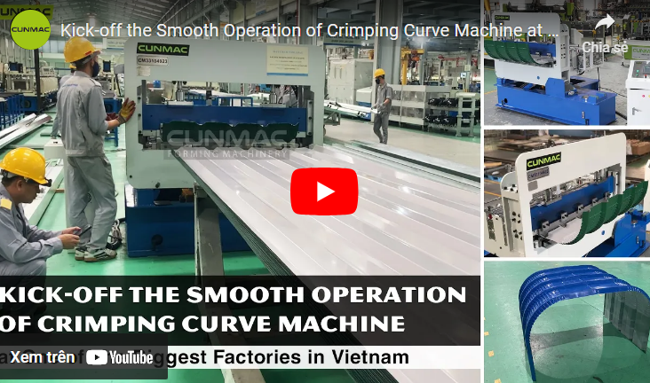 Kick-off the Smooth Operation of Crimping Curve Machine at One of The Biggest Factories in Vietnam