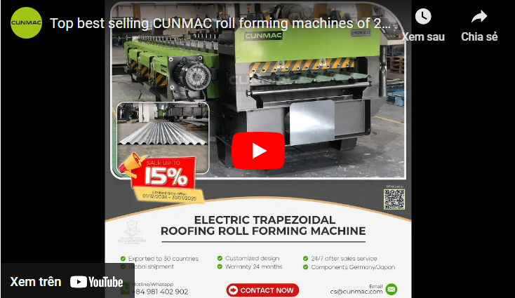 Top best selling CUNMAC roll forming machines of 2024 - Supersale up to 15%