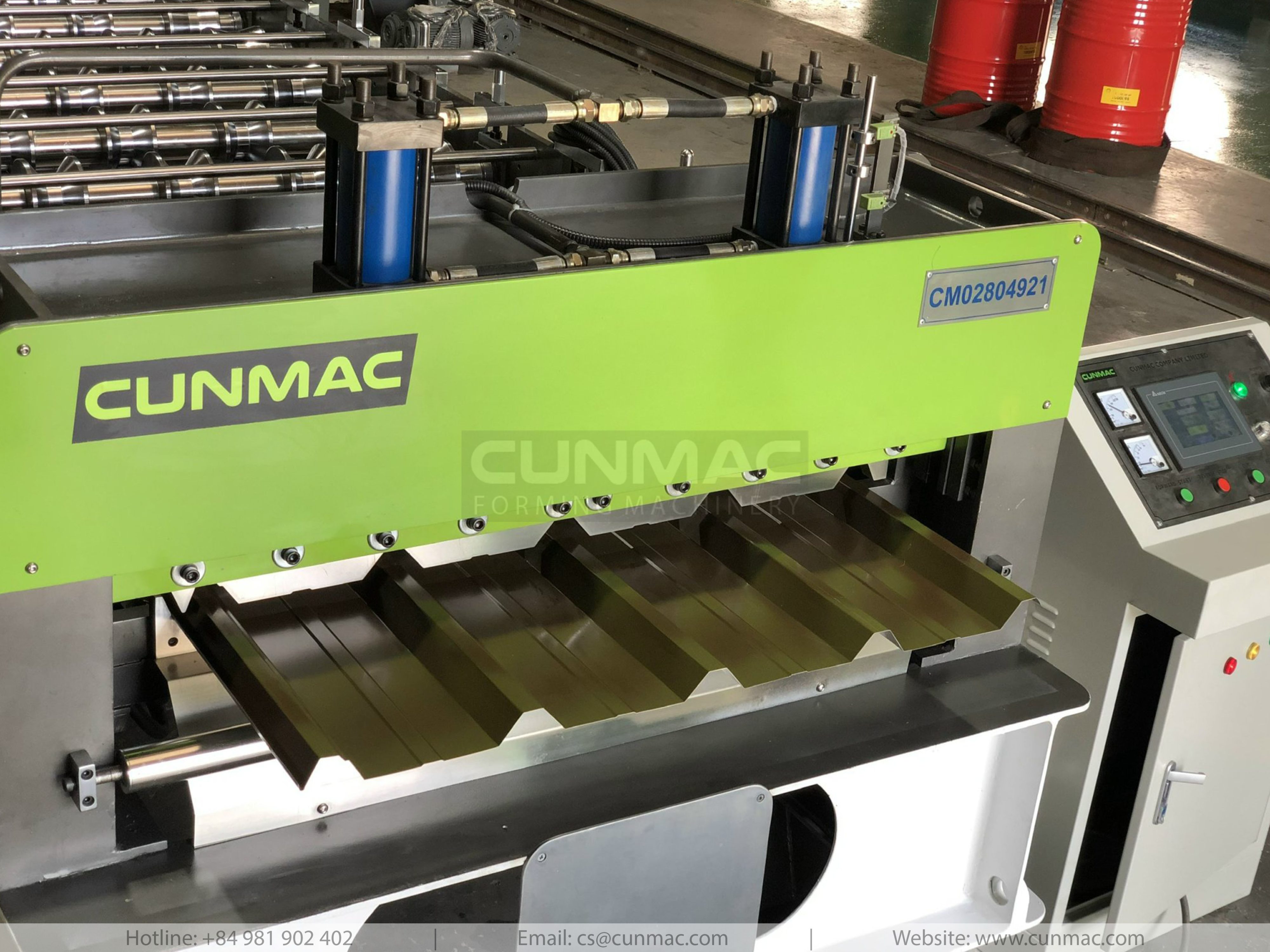 CUNMAC AG Panel Roll Forming Machine high-speed roofing panel production up to 60m/min
