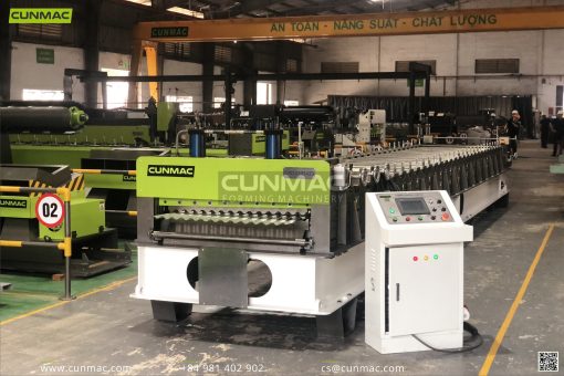 corrugated roofing machine_