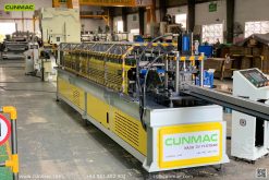 Full automatic punching hole and roll forming machine for roofing frames