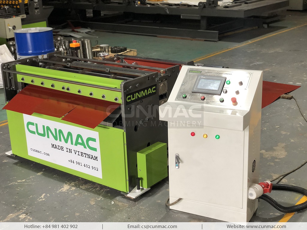 Slitting and cutting to length machine for inox and steel material - CUNMAC Vietnam