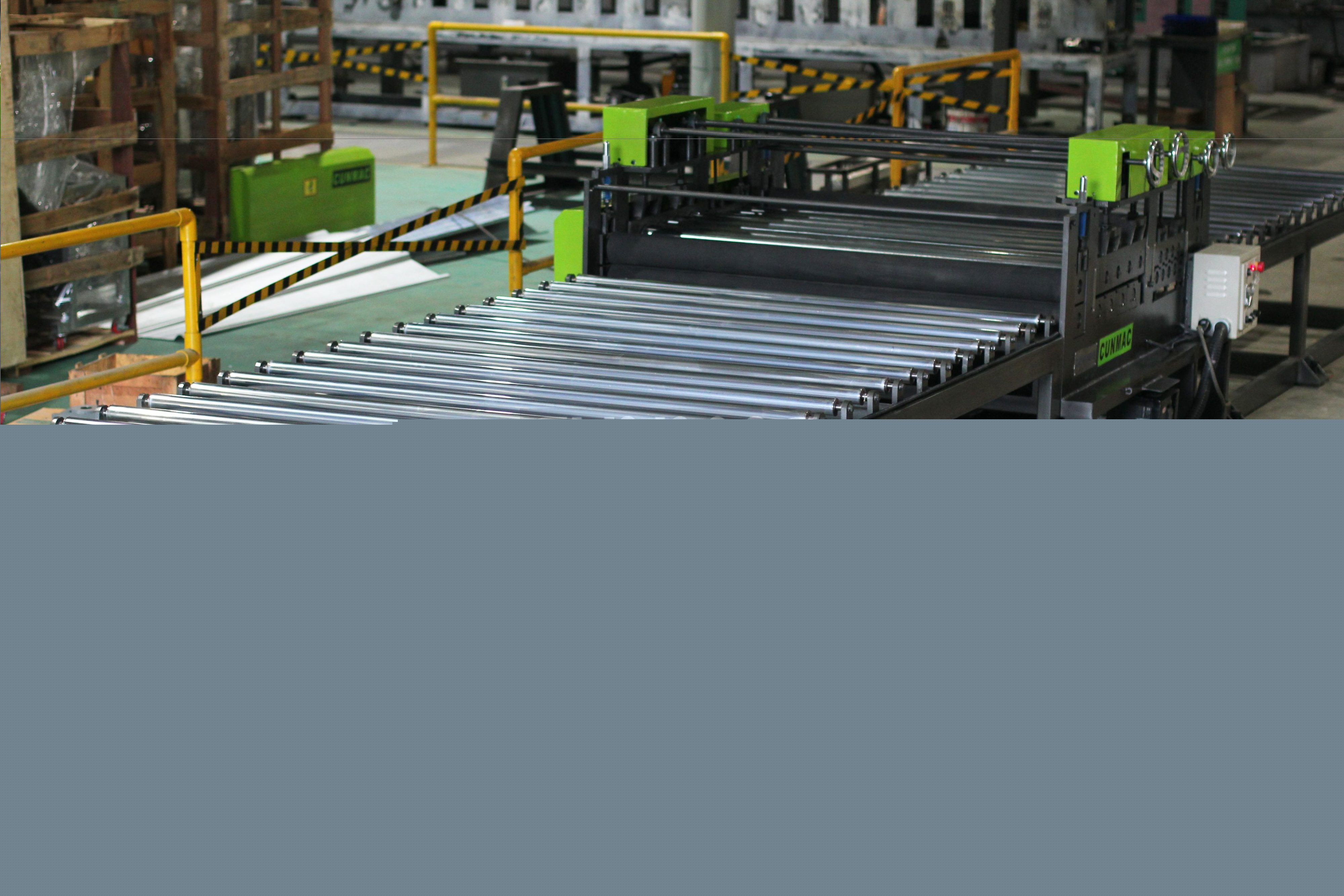 Leveling machine + Runout table